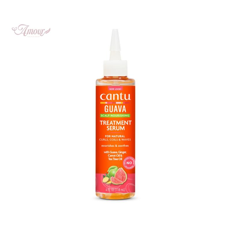 اسکراب و پاکسازی درمانی کف سر کنتو گواوا و زنجبیل Cantu Guava & Ginger Scalp Exfoliating Pre-Poo Treatment حجم 180 میل