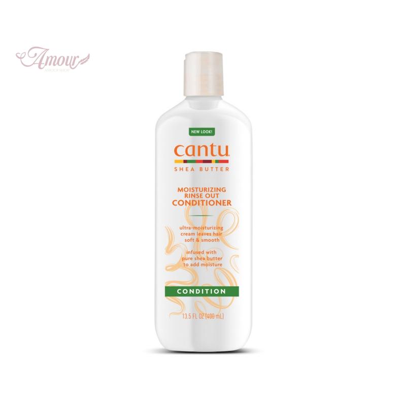 نرم کننده و مرطوب کننده موهای فر کنتو Cantu مدل Moisturizing Rinse Out/حجم 400 میل 