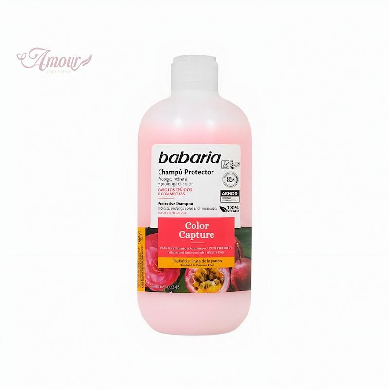 شامپو باباریا مناسب موهای رنگ شده مدل Color Capture حجم ۵۰۰ میل