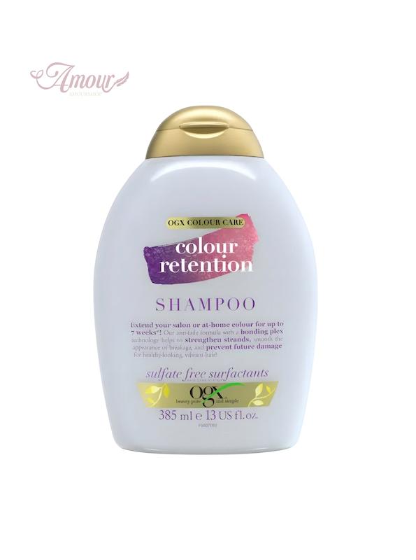 شامپو او جی ایکس OGX محافظ رنگ مو مدل Color Retention /حجم 385 میل