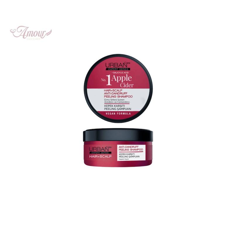 اسکراب کف سر lوربان کرUrban care حاوی سرکه سیب و اسید سالیسیلیک/200 گرم