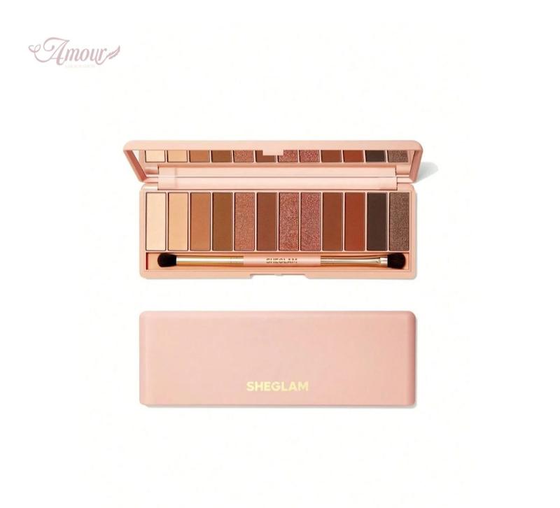 پالت سایه 12 رنگ شیگلم مدل BURGUNDY