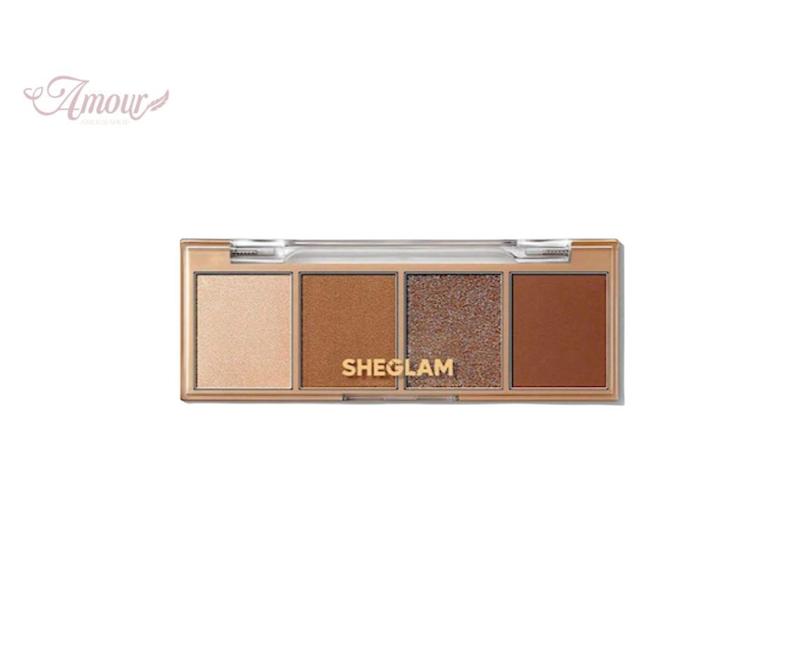 پالت سایه 4 رنگ شیگلم Sheglam رنگ Veil