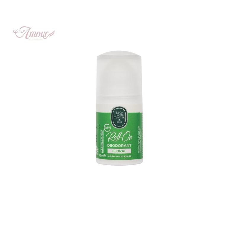 رول دئودرانت بدون آلومینیوم زنانه ایوب صبری مدل فلورال Floral/ حجم 75 میل