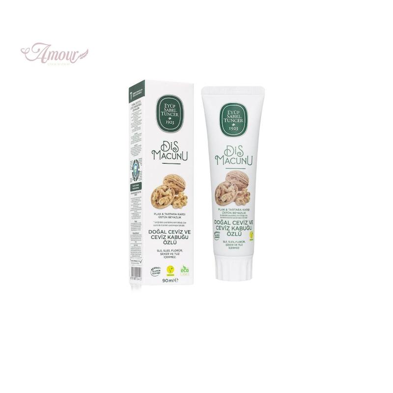 خمیردندان فاقد فلوراید ایوب صبری عصاره گردو محافظ لثه و دندان /حجم 90 گرم