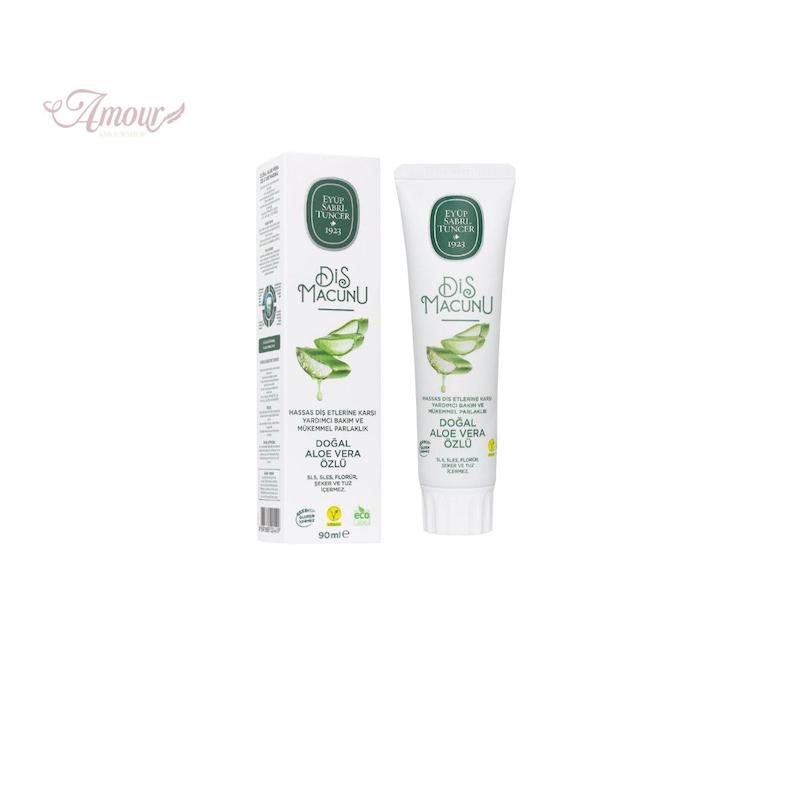 خمیر دندان عصاره آلوئه ورا ایوب صبری Eyüp Sabri برای لثه های حساس/ حجم 90 میل