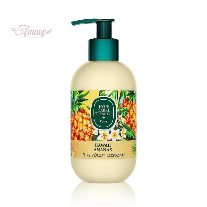 لوسیون بدن ایوب صبری Eyup Sabri رایحه هاوایی آناناس/حجم 280 میل