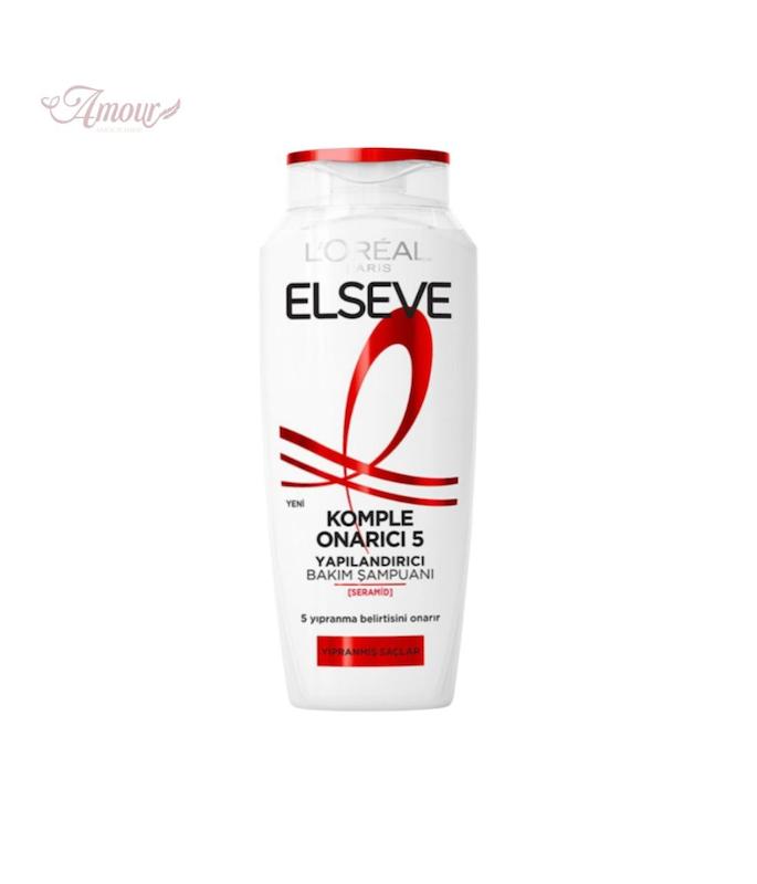 شامپو ترمیم کننده موهای آسیب دیده و ضعیف لورآل Loreal مدل Komple Onarici 5/ حجم300 میل