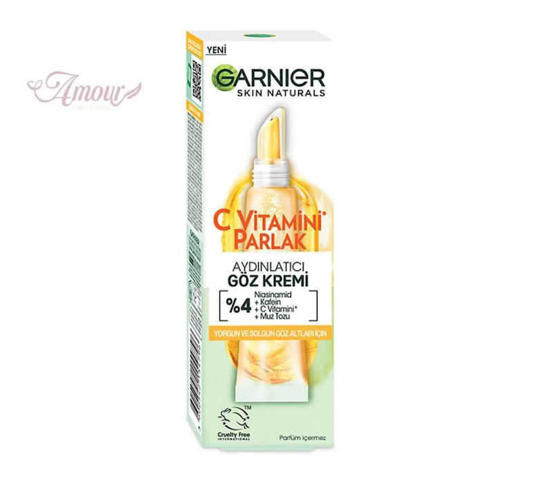 کرم دور چشم روشن کننده گارنیر Garnier حاوی ویتامین C | حجم 15 میل