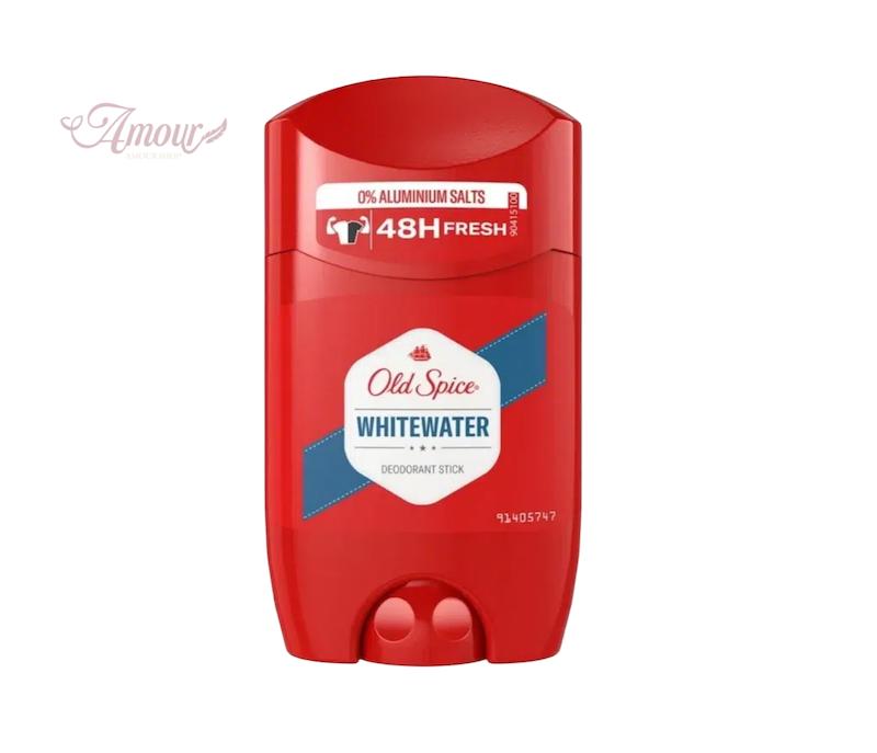 دئودورانت استیکی مردانه اولد اسپایس مدل Whitewater با رایحه تازه اقیانوسی /حجم 50 میلی‌لیتر