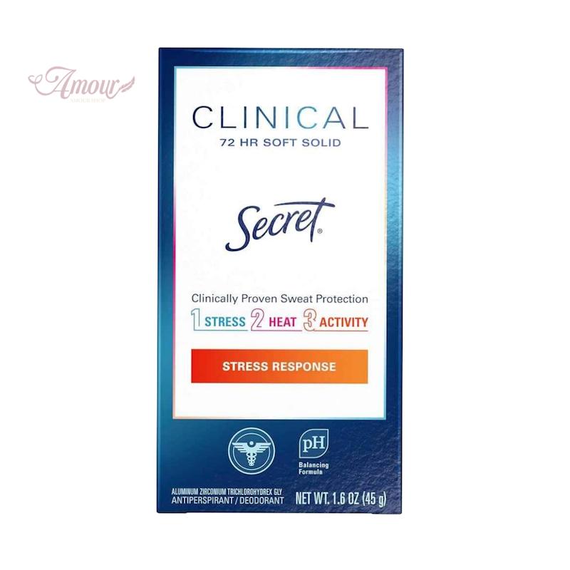 مام ضد تعریق کلینیکال سکرت Secret مدل Stress Response/وزن 45 گرم