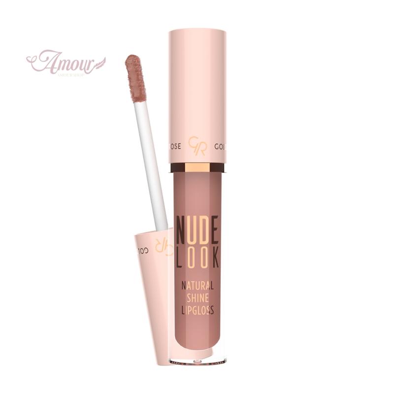 رژ لب مایع براق نود لوک گلدن رز مدل Nude Look