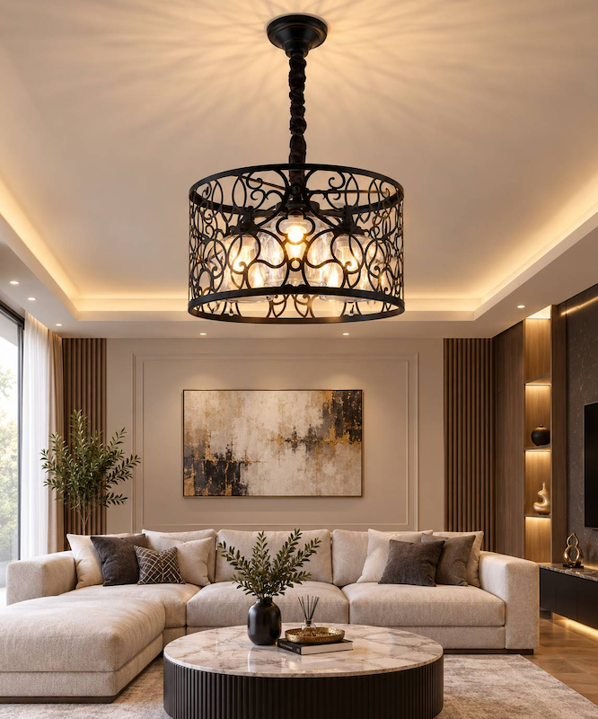 لوستر 3 شاخه آرام ست A3026/3/40
