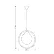 آویز تک شعله A812/1H/S