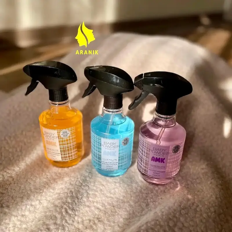 خوشبو کننده هوا بیبی پاودر AMK حجم 400میل
