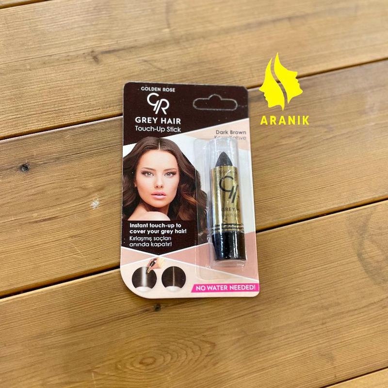 استیک پوشاننده موهای سفید شماره ۰۲(رنگ قهوه ای تیره) 