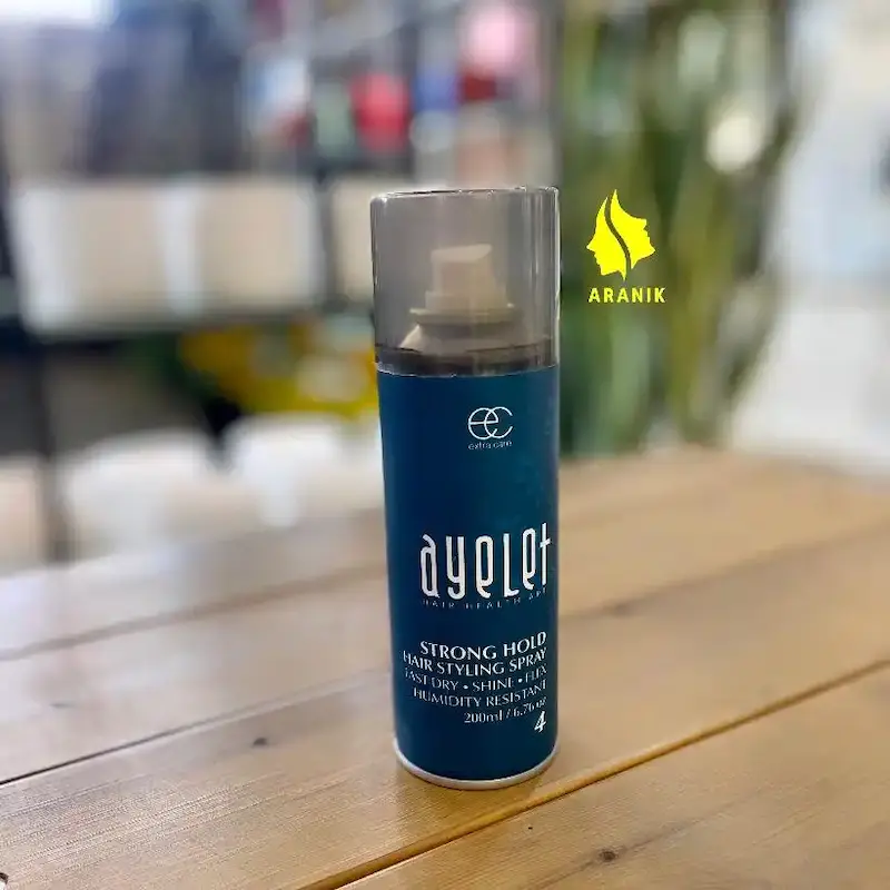 اسپری (تافت) حالت دهنده مو آیلت مدل Strong hold حجم 200 میلی لیتر