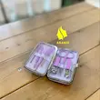 ست مانیکور و‌پدیکور حرفه ای HSA (رنگ بنفش)
