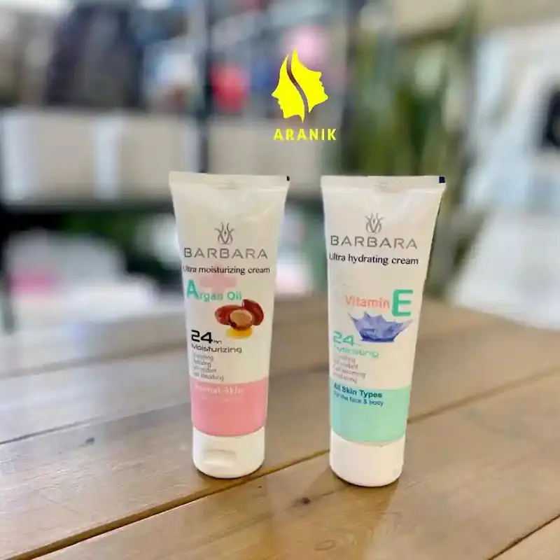 کرم مرطوب کننده دست و صورت باربارا(دو مدل)