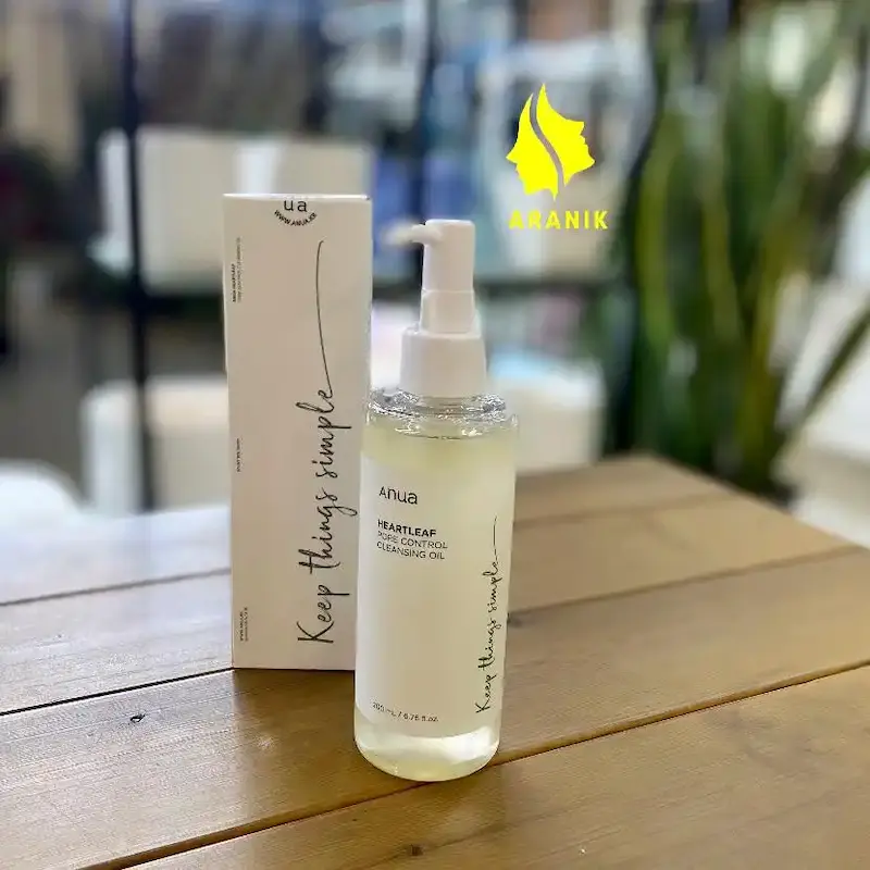 روغن پاک کننده و کنترل منافذ آنوا Anua Heartleaf Pore Control Cleansing Oil 200ml