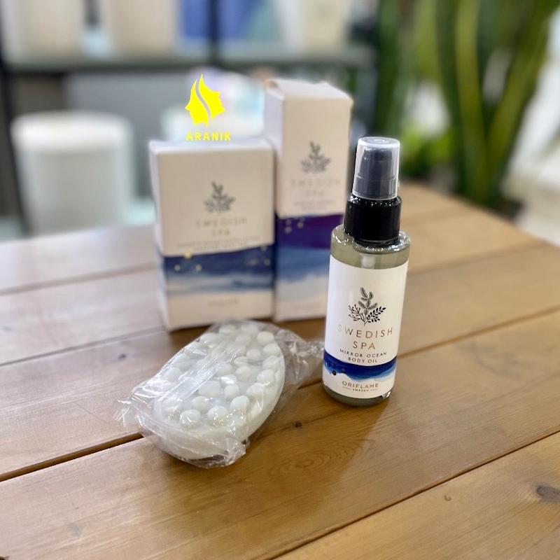 ست صابون ماساژ و روغن ماساژ اسپا  Swedish Spa   