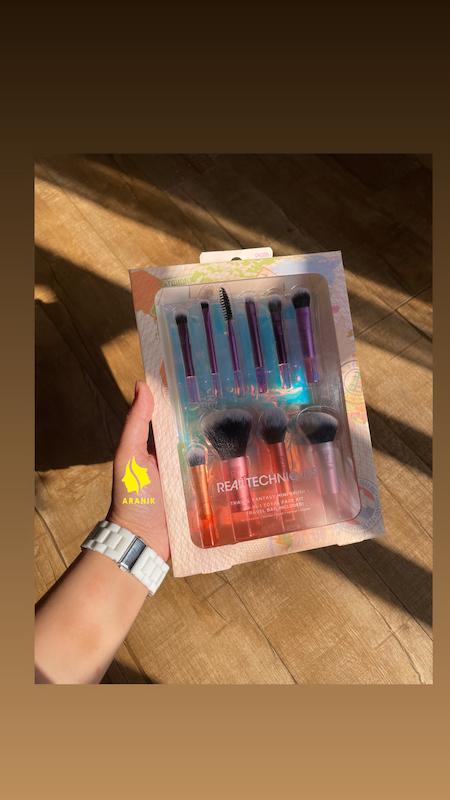 ست براش مینی 10 تکه کیف دار ریل تکنیک (اورجینال) Real Techniques Mini Brush Set 10 Pieces 