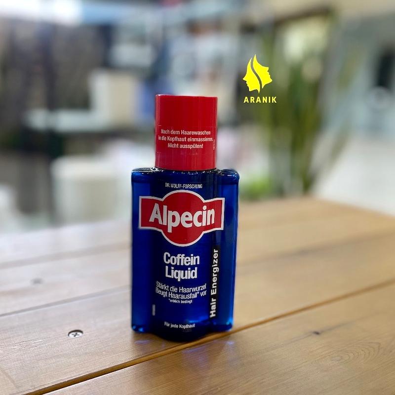 محلول تقویت کننده مو آلپسین مدل CAFFEINEE LIQUID حجم 200 میلی لیتر