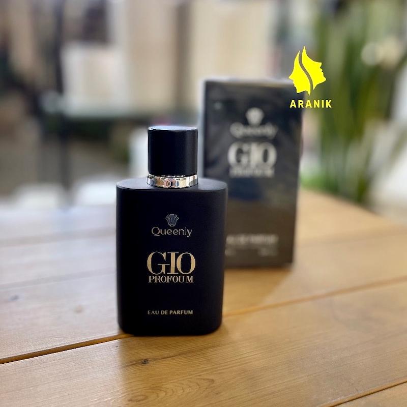 عطر مردانه کویین لی مدل آرمانی جیو حجم 100 میل Queenly Gio Eau De Parfum 100ml