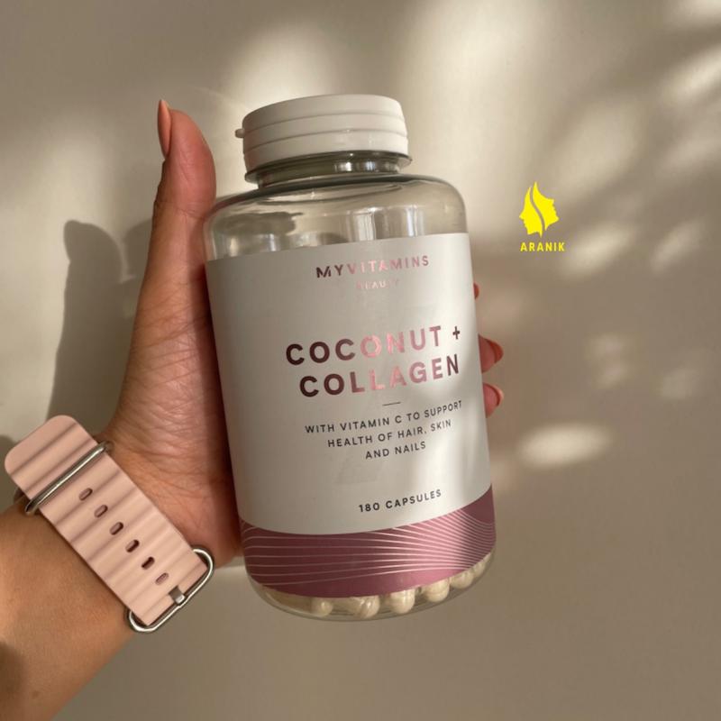 کپسول کوکونات کلاژن مای ویتامینز | Collagen My Vitamins Coconut Collagen 180 Caps
