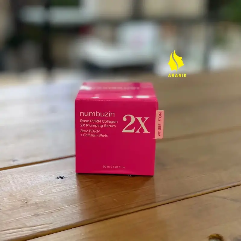 سرم PDRN رز کلاژن 2x شماره 2 نامبوزین حجم دهنده و جوانساز پوست | NUMBUZIN No. 2 Rose PDRN Collagen 2X Plumping Serum