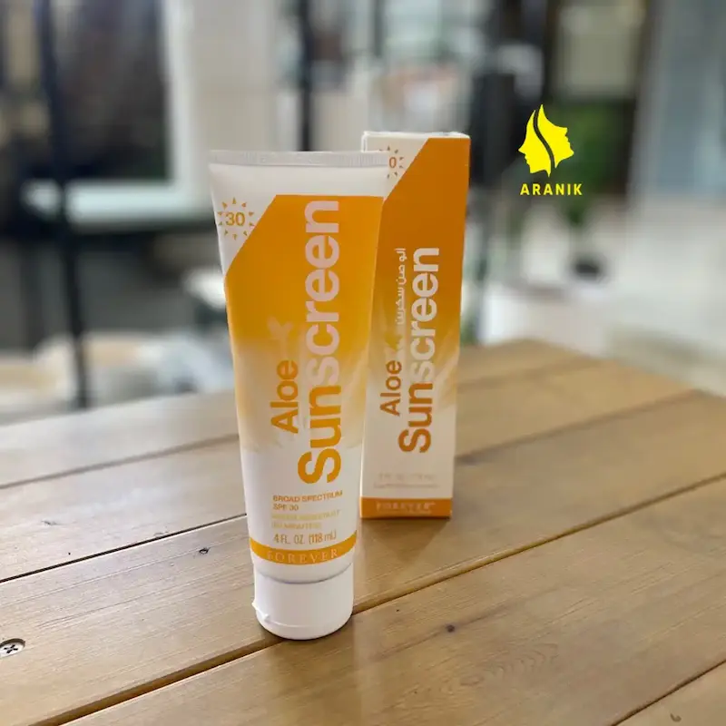 ضد آفتاب آلوئه ورا جدید فوراور (ضد لک و آبرسان) | Aloe Sunscreen new
