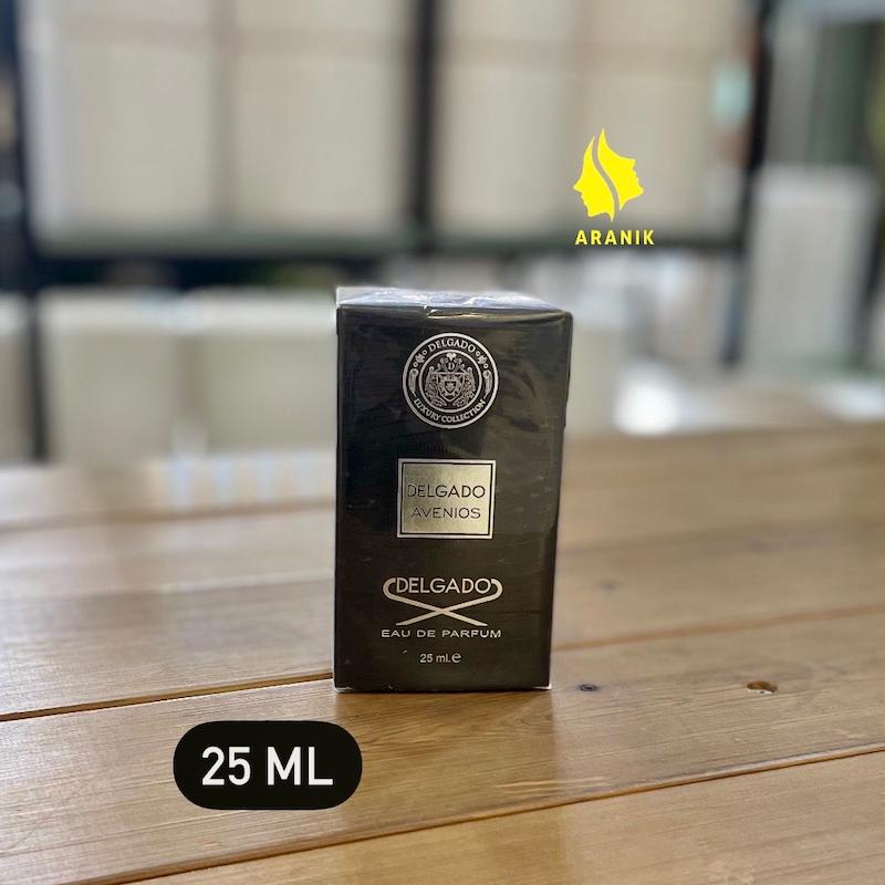 ادوپرفیوم مینیاتوری مردانه اونیوس دلگادو DELGADO حجم 25 میلی لیتر  DELGADO Eau De parfum AVENIOS