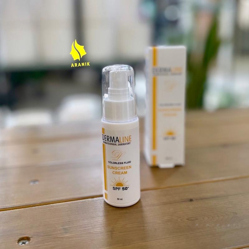 ضدآفتاب بیرنگ فلوئیدی +spf50درمالاین