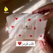 میکاپ بگ پارچه‌ای وارداتی طرح قلب