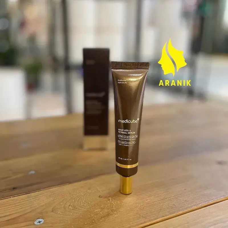 سرم رتینول ویتامین A مخصوص دور چشم مدیکیوب Medicube Deep Vita A Retinol Serum