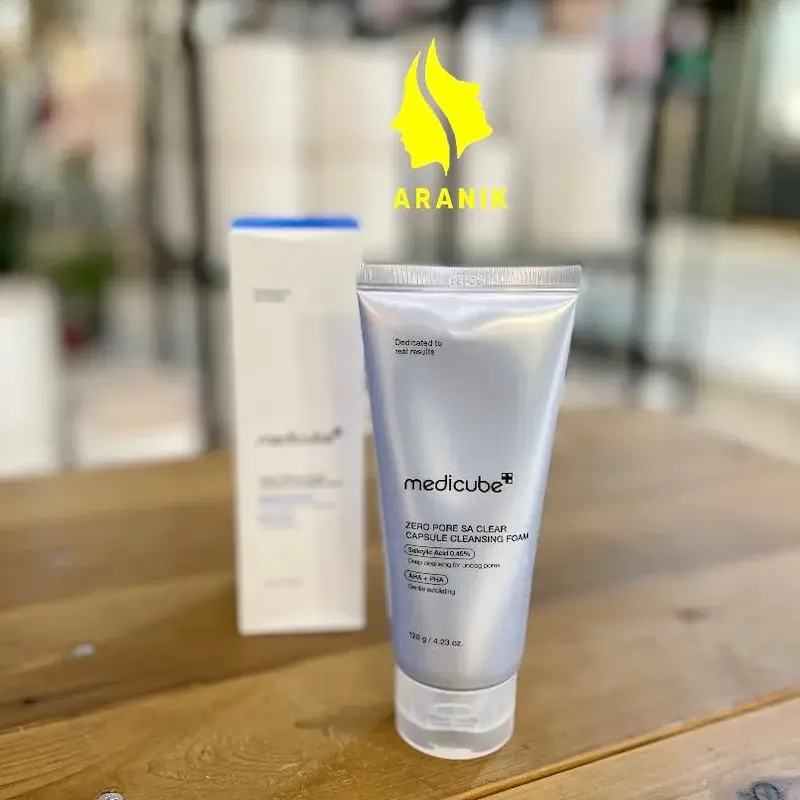 فوم شستشو منافذ مدی کیوب Zero Foam Cleanser medicube 