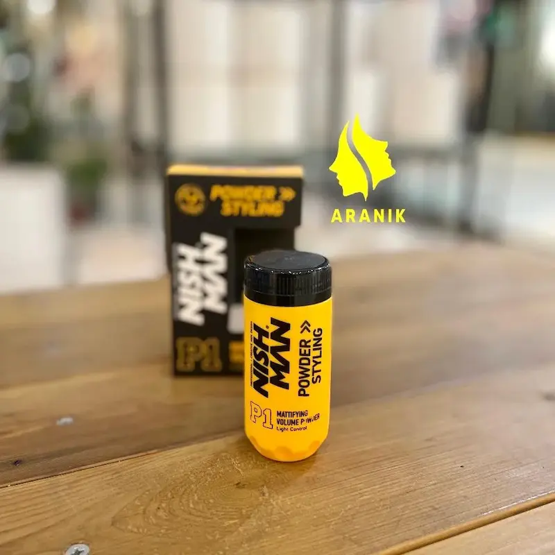 پودر حالت دهنده قوی مو نیشمن NISH MAN مدل P1