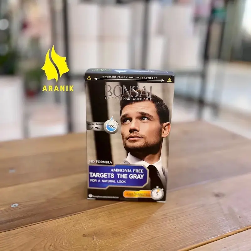 کیت رنگ موی مردانه C102 بن سای  Bonsai Hair Color For Men C102