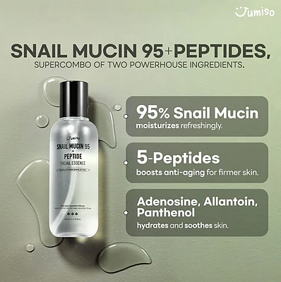 اسنس آبرسان حلزون + پپتید جومیسو 140 میل JUMISO Snail Mucin 95% + Peptide