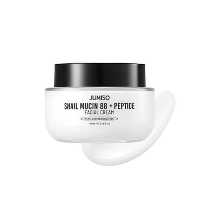 تصویر کرم آبرسان و مرطوب کننده و ترمیم کننده حلزون و پپتاید جومیسو Jumiso Snail Mucin 88 + Peptide Facial Cream