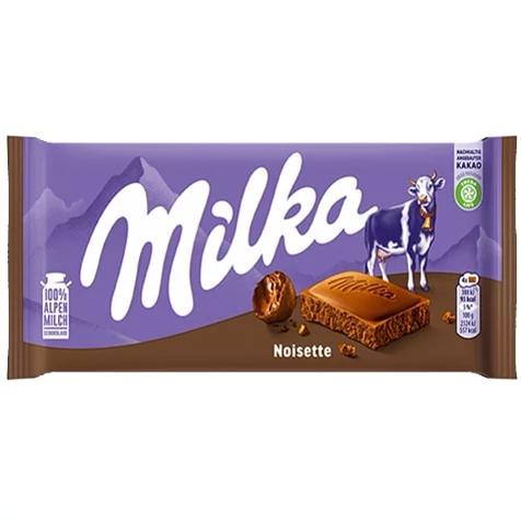 شکلات تخته ای میلکا کرم فندق 100 گرم