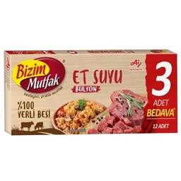 عصاره گوشت بیزیم موتفاک بسته 12 عددی