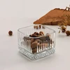 پیاله پاشاباغچه مدل الیسا مربع کد 530138 - (ست 4 عددی)