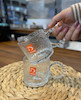 ماگ دسته حلقه ای طرح گل Deli glass
