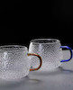 نیم لیوان برفی دسته رنگی deli glass