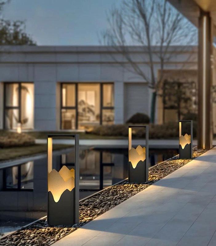 چراغ مدرن چمنی البرز