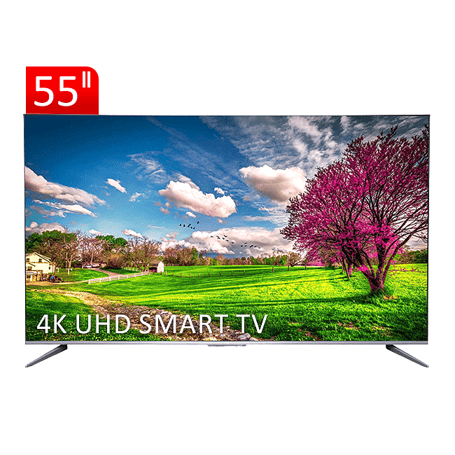 تلویزیون  مدل P735 تی سی ال سایز 55 اینچ UHD 4K هوشمند google TV 