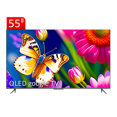 تلویزیون مدل C635i تی سی ال سایز 55 اینچ QLED UHD 4K هوشمند google TV