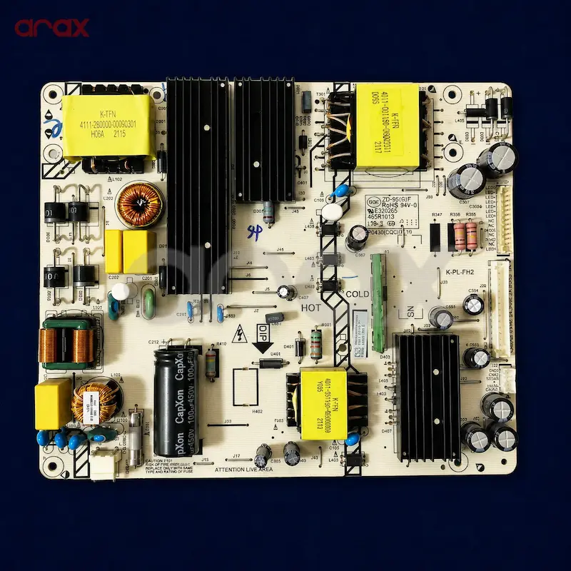 برد تغذیه تلویزیون ايکس ويژن 49XCU585
