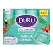 صابون دورو رایحه جنگل های بارانی DURU بسته 4 عددی واردات قانونی ارسال از منطقه آزاد ارس  